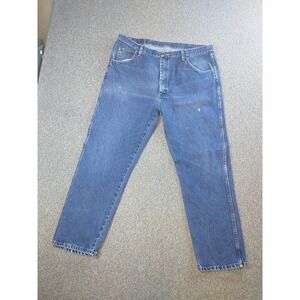 Wrangler Premium Quality Regular Fit Denim Jeans Mens Size 38x30 96501MR Outdoor